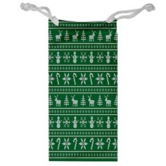 Wallpaper Ugly Sweater Backgrounds Christmas Jewelry Bag by artworkshop