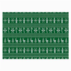 Wallpaper Ugly Sweater Backgrounds Christmas Large Glasses Cloth (2 Sides) by artworkshop