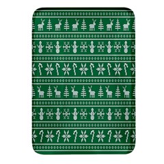 Wallpaper Ugly Sweater Backgrounds Christmas Rectangular Glass Fridge Magnet (4 Pack)