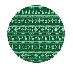 Wallpaper Ugly Sweater Backgrounds Christmas Mini Round Pill Box (pack Of 5) by artworkshop