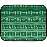 Wallpaper Ugly Sweater Backgrounds Christmas Fleece Blanket (Mini) 35 x27  Blanket