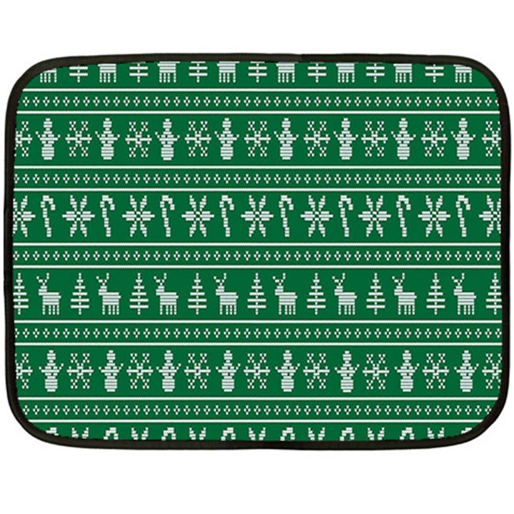 Wallpaper Ugly Sweater Backgrounds Christmas Fleece Blanket (Mini)