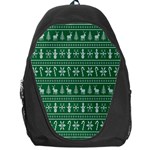 Wallpaper Ugly Sweater Backgrounds Christmas Backpack Bag Front