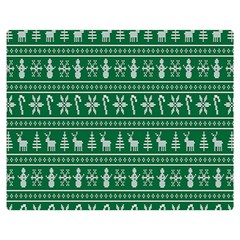 Wallpaper Ugly Sweater Backgrounds Christmas Premium Plush Fleece Blanket (medium) by artworkshop