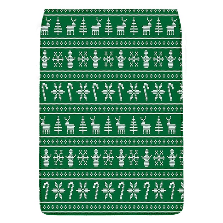 Wallpaper Ugly Sweater Backgrounds Christmas Removable Flap Cover (S)