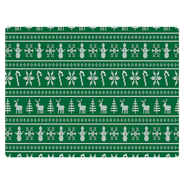 Wallpaper Ugly Sweater Backgrounds Christmas Premium Plush Fleece Blanket (Extra Small)