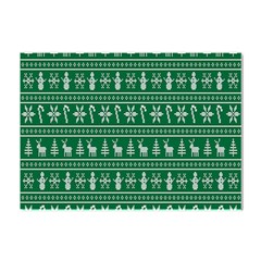 Wallpaper Ugly Sweater Backgrounds Christmas Crystal Sticker (a4) by artworkshop