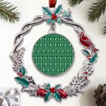 Wallpaper Ugly Sweater Backgrounds Christmas Metal X mas Wreath Holly leaf Ornament Front