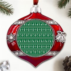 Wallpaper Ugly Sweater Backgrounds Christmas Metal Snowflake And Bell Red Ornament by artworkshop