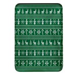 Wallpaper Ugly Sweater Backgrounds Christmas Rectangular Glass Fridge Magnet (4 pack) Front