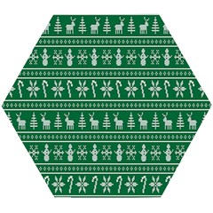 Wallpaper Ugly Sweater Backgrounds Christmas Wooden Puzzle Hexagon by artworkshop