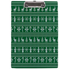 Wallpaper Ugly Sweater Backgrounds Christmas A4 Acrylic Clipboard