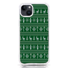 Wallpaper Ugly Sweater Backgrounds Christmas Iphone 14 Plus Tpu Uv Print Case by artworkshop