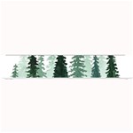 Tree Watercolor Painting Pine Forest Small Bar Mat 24 x4  Bar Mat