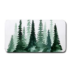 Tree Watercolor Painting Pine Forest Medium Bar Mat by Hannah976