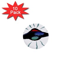 Alien Unidentified Flying Object Ufo 1  Mini Buttons (10 Pack)  by Sarkoni