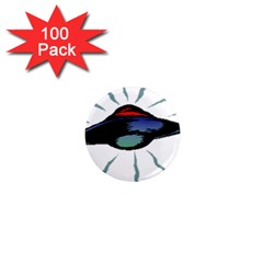 Alien Unidentified Flying Object Ufo 1  Mini Magnets (100 Pack)  by Sarkoni