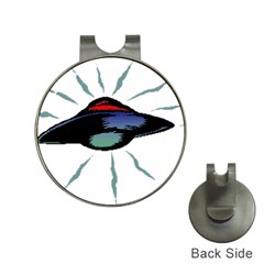 Alien Unidentified Flying Object Ufo Hat Clips With Golf Markers by Sarkoni