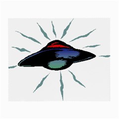 Alien Unidentified Flying Object Ufo Small Glasses Cloth by Sarkoni