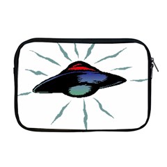 Alien Unidentified Flying Object Ufo Apple Macbook Pro 17  Zipper Case by Sarkoni