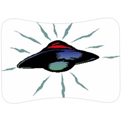 Alien Unidentified Flying Object Ufo Velour Seat Head Rest Cushion by Sarkoni