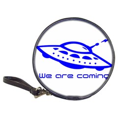 Unidentified Flying Object Ufo Alien We Are Coming Classic 20-cd Wallets by Sarkoni