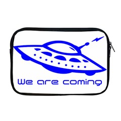 Unidentified Flying Object Ufo Alien We Are Coming Apple Macbook Pro 17  Zipper Case by Sarkoni