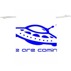 Unidentified Flying Object Ufo Alien We Are Coming Lightweight Drawstring Pouch (xl) by Sarkoni