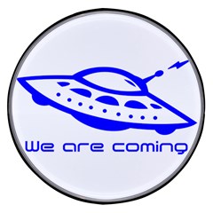 Unidentified Flying Object Ufo Alien We Are Coming Wireless Fast Charger(black) by Sarkoni