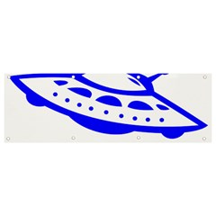 Unidentified Flying Object Ufo Alien We Are Coming Banner And Sign 9  X 3  by Sarkoni