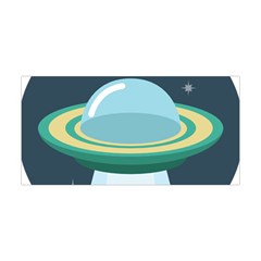 Illustration Ufo Alien  Unidentified Flying Object Yoga Headband by Sarkoni