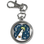 Ufo Alien Unidentified Flying Object Key Chain Watches Front