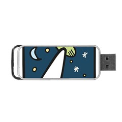 Ufo Alien Unidentified Flying Object Portable Usb Flash (two Sides) by Sarkoni