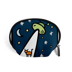 Ufo Alien Unidentified Flying Object Accessory Pouch (small) by Sarkoni