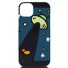 Ufo Alien Unidentified Flying Object Iphone 14 Plus Black Uv Print Case by Sarkoni