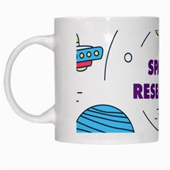 Unidentified Flying Object Ufo Space Outer White Mug by Sarkoni