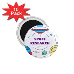 Unidentified Flying Object Ufo Space Outer 1 75  Magnets (10 Pack)  by Sarkoni