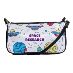 Unidentified Flying Object Ufo Space Outer Shoulder Clutch Bag by Sarkoni