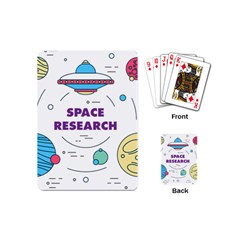 Unidentified Flying Object Ufo Space Outer Playing Cards Single Design (mini) by Sarkoni