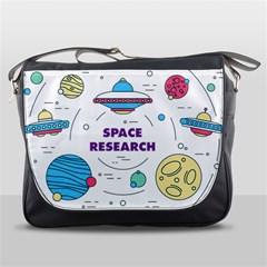 Unidentified Flying Object Ufo Space Outer Messenger Bag by Sarkoni