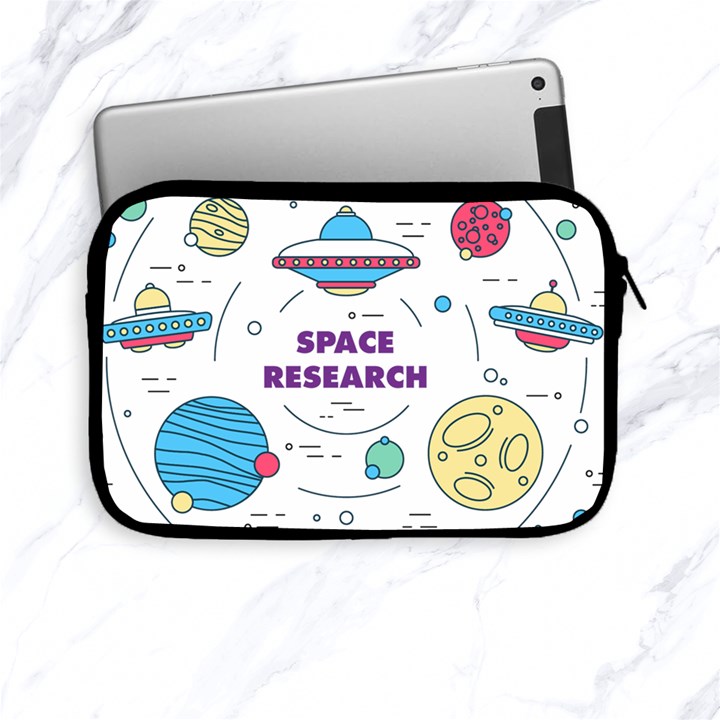 Unidentified Flying Object Ufo Space Outer Apple iPad Mini Zipper Cases