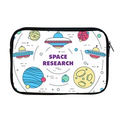 Unidentified Flying Object Ufo Space Outer Apple Macbook Pro 17  Zipper Case by Sarkoni