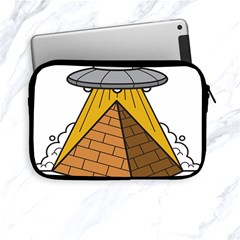 Unidentified Flying Object Ufo Under The Pyramid Apple Ipad Mini Zipper Cases by Sarkoni