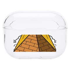 Unidentified Flying Object Ufo Under The Pyramid Hard Pc Airpods Pro Case by Sarkoni