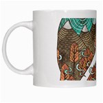 Psychedelic Art Painting Peace Drawing Landscape Art Peaceful White Mug Left