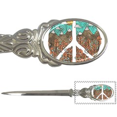 Psychedelic Art Painting Peace Drawing Landscape Art Peaceful Letter Opener by Sarkoni