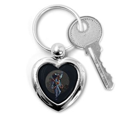 Illustration Drunk Astronaut Key Chain (heart) by Bedest