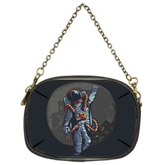 Illustration Drunk Astronaut Chain Purse (one Side) by Bedest