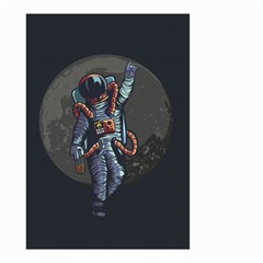 Illustration Drunk Astronaut Small Garden Flag (two Sides) by Bedest