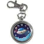 Ufo Alien Spaceship Galaxy Key Chain Watches Front